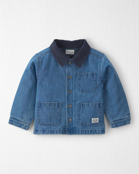 Toddler Organic Cotton Denim Barn Jacket