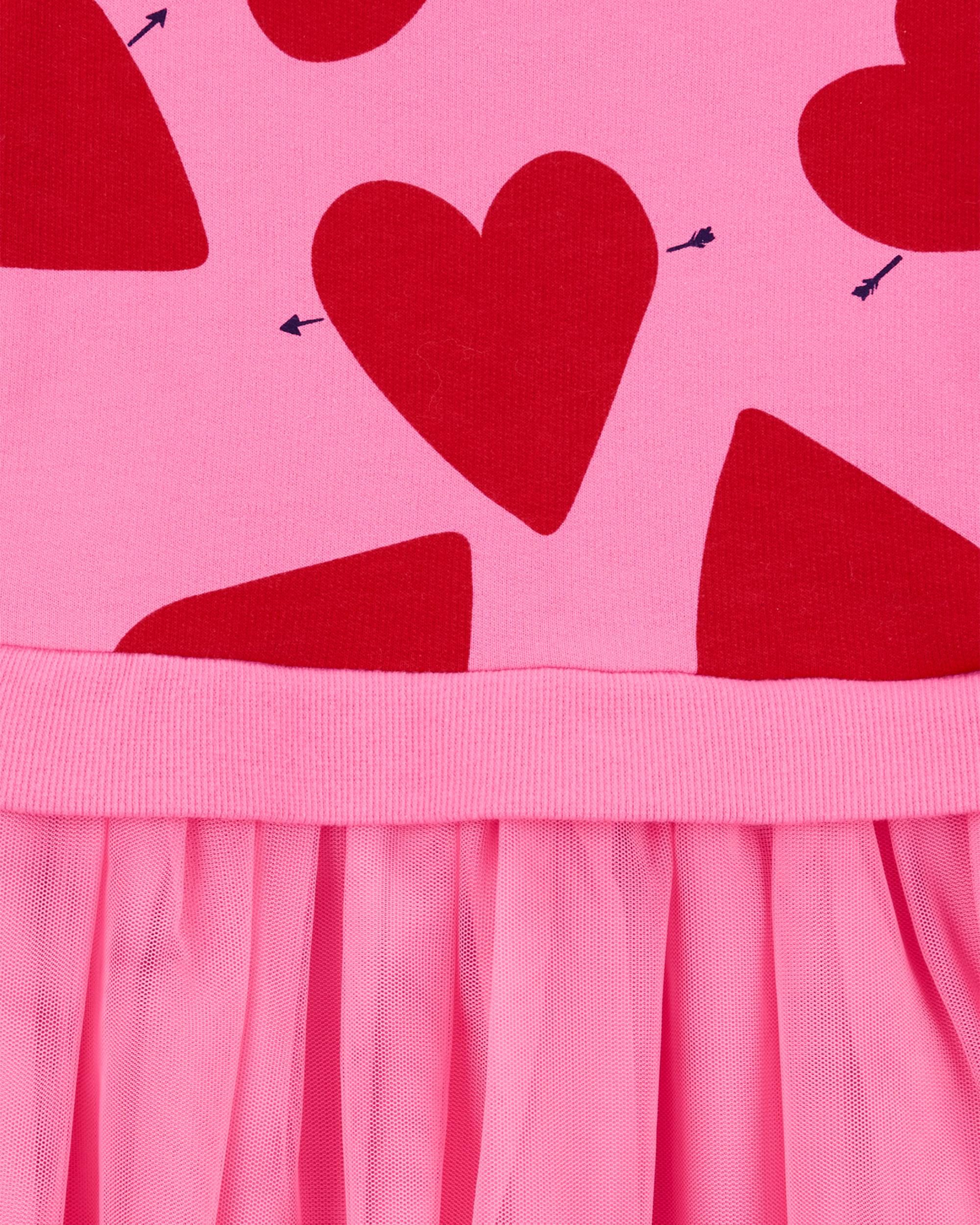 Vintage BARBIE The Heart Family Mom Doll Original Pink Dress