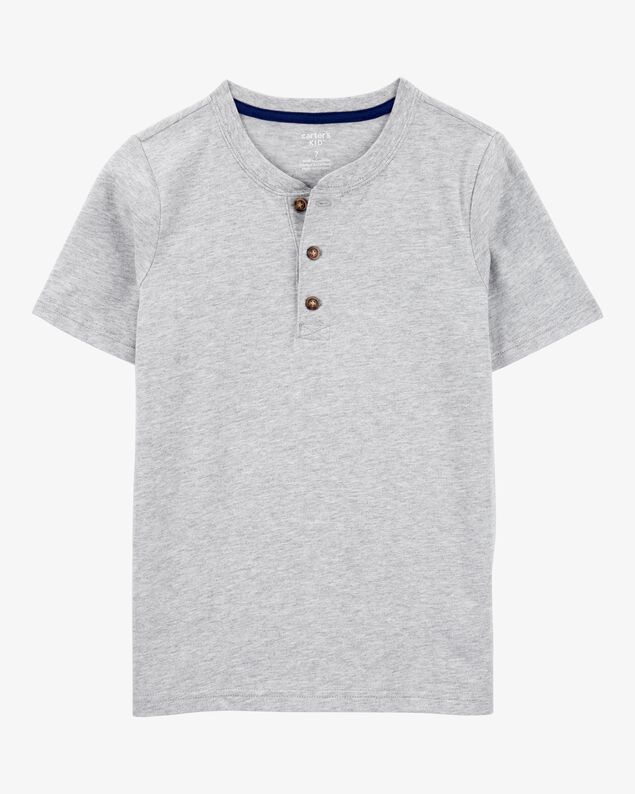 Product image 1 of Kid Short-Sleeve Henley Tee