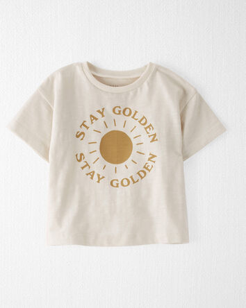 Baby Organic Cotton Stay Golden Graphic Tee