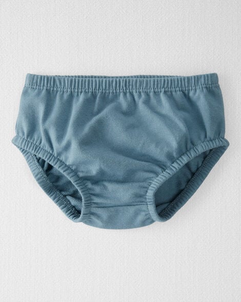 Product image 4 of Baby Organic Cotton Pocket Dress in Cottage Blue
