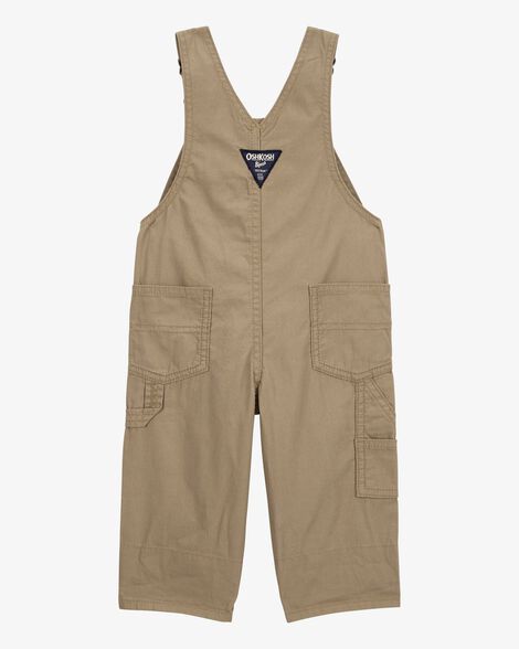  Product image 2 of Baby Solid Canvas Overalls - Khaki