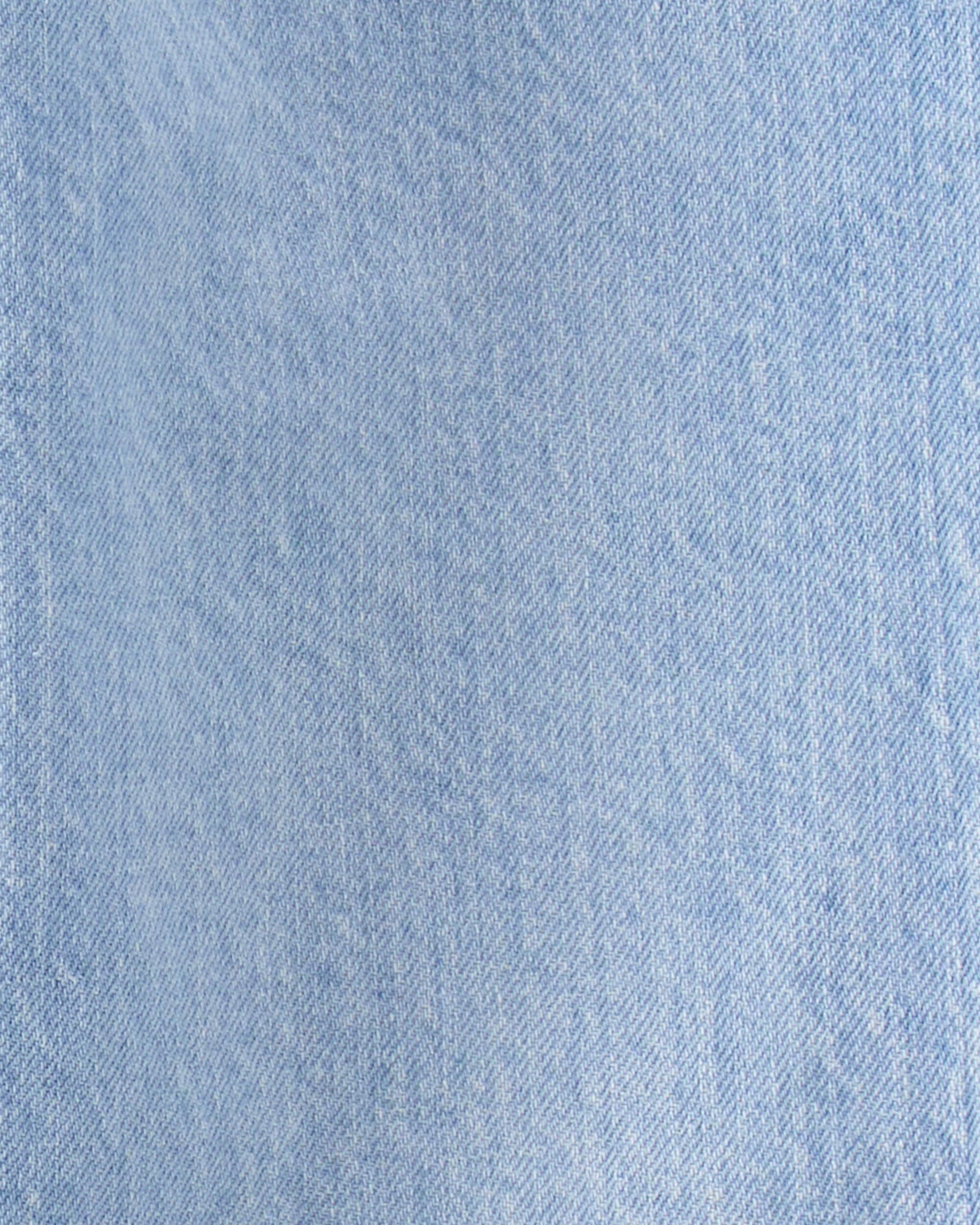 Kid Baggy Iconic Denim Cargo Pants - Faded Wash - OshKosh