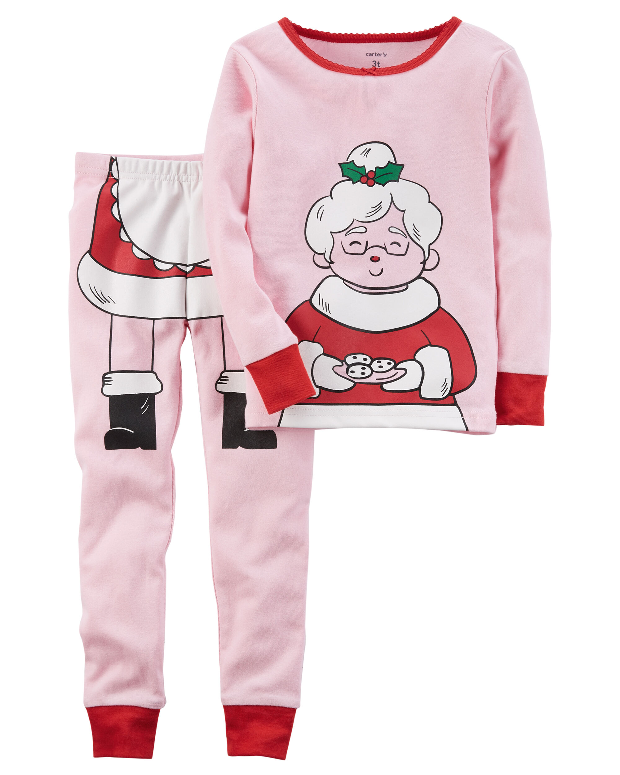 carters baby girl christmas pajamas