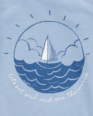 Product image 2 of Baby 3-Piece Sailboat Outfit Set - Blue