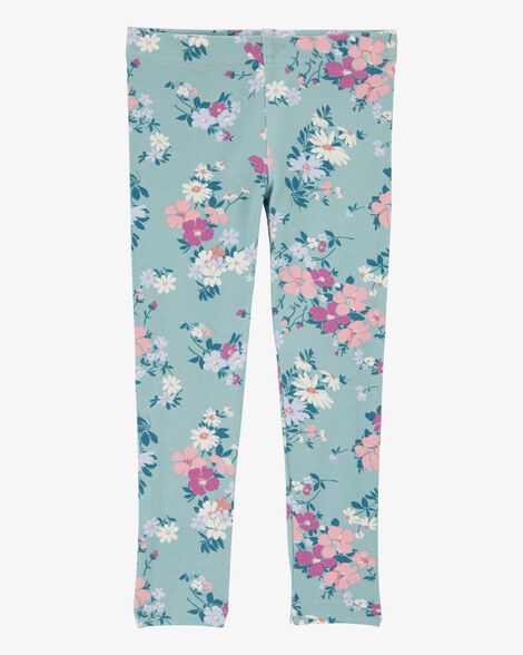  Product image 1 of Toddler Floral Print Stretch Leggings