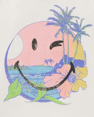 Product image 2 of Kid SmileyWorld Graphic Tank - Cream