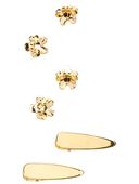 Gold - 6-Pack Hair Clips, Selected