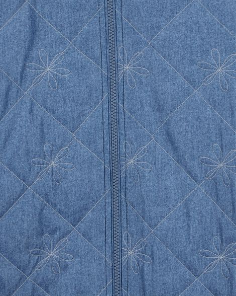  Product image 3 of Kid Quilted Chambray Mid-Weight Jacket