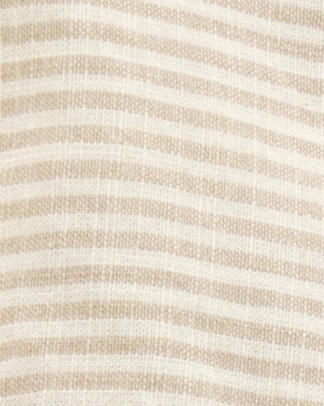 Product image 4 of Baby Striped Cotton Dress - Tan