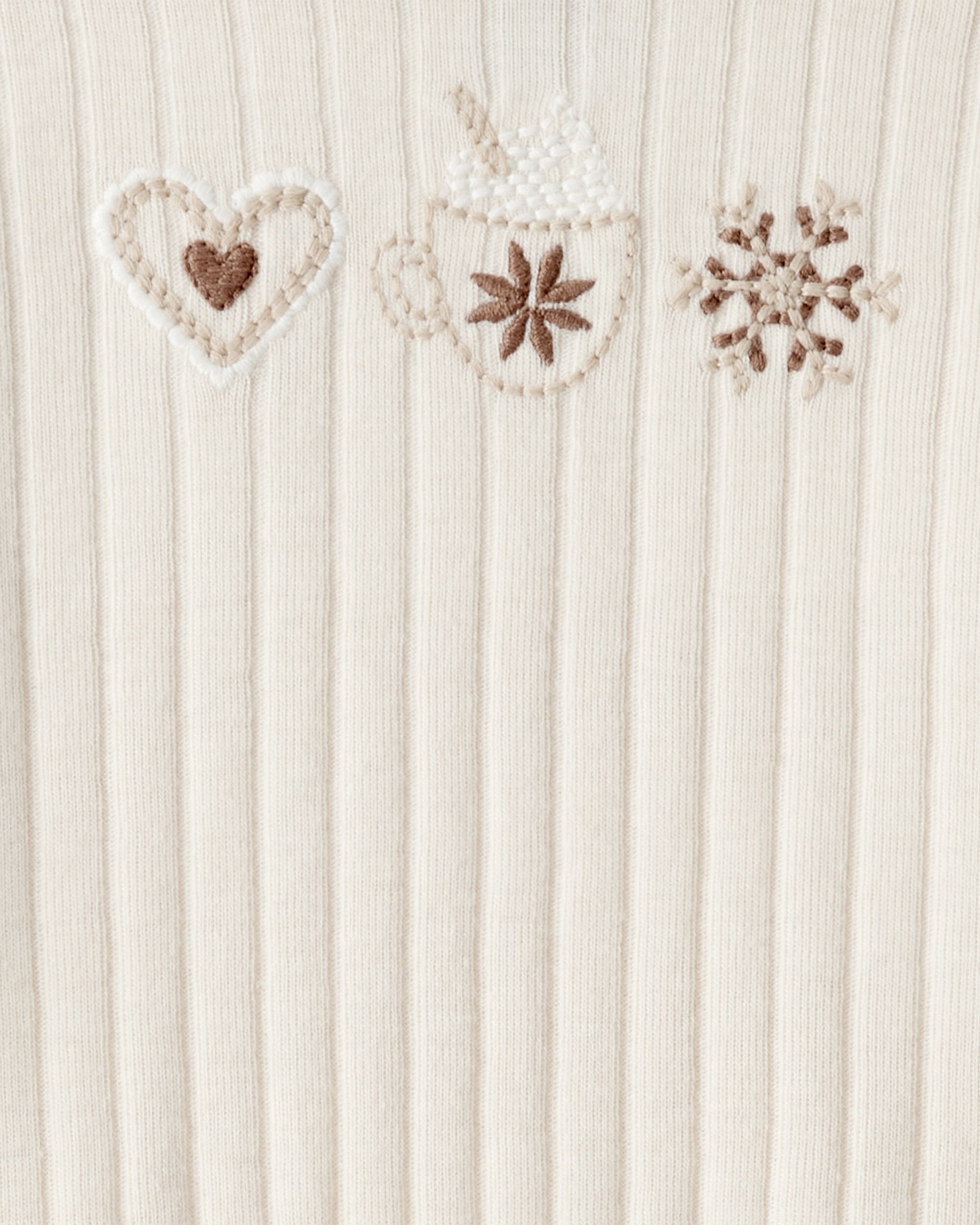 Baby Girl Long-Sleeve Top - Ivory