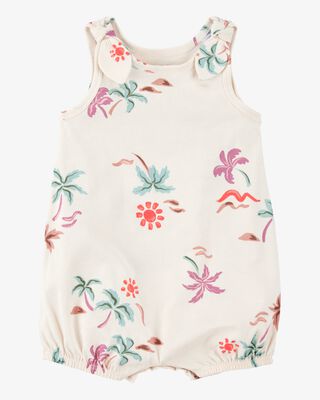 Product image 1 of Baby Beach Print Cotton Romper