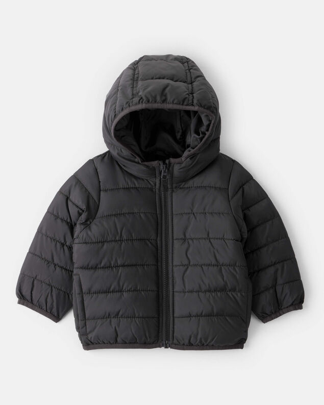 Product image 1 of Baby Hooded Puffer Jacket - Black