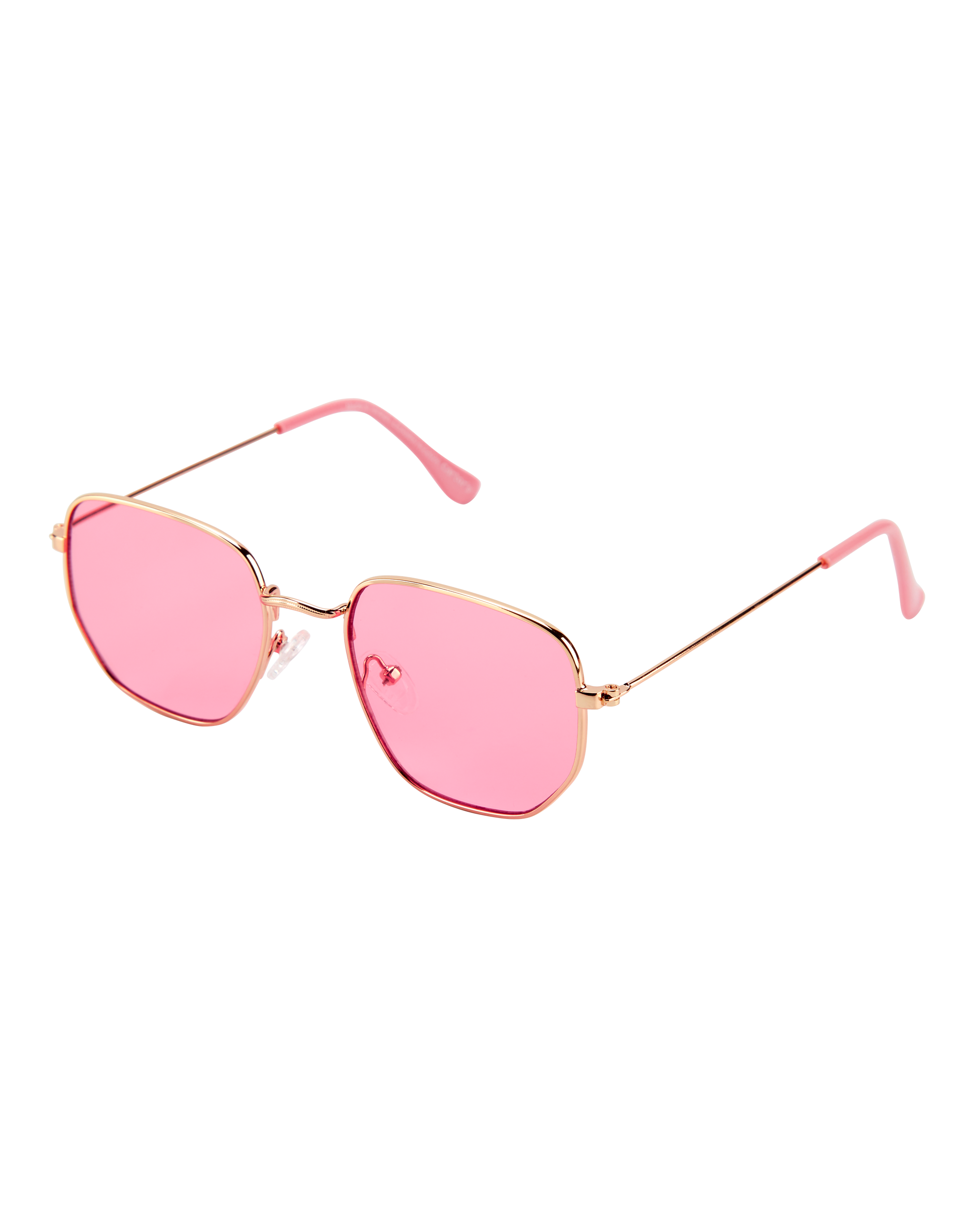 Kid Geometric Aviator Sunglasses - Pink