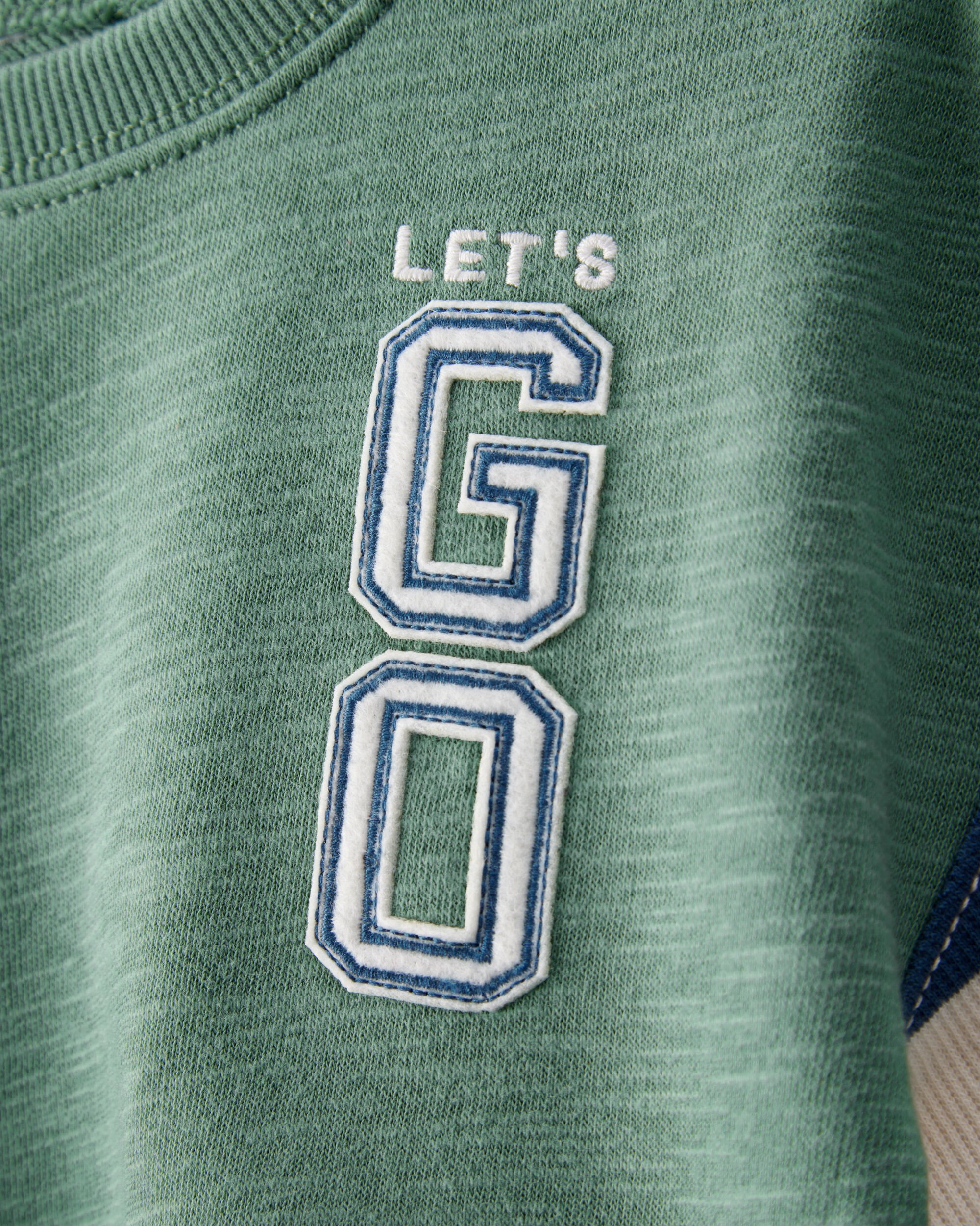 Baby 2-Piece French Terry Sweatshirt & Pull-On Jogger Set - Green