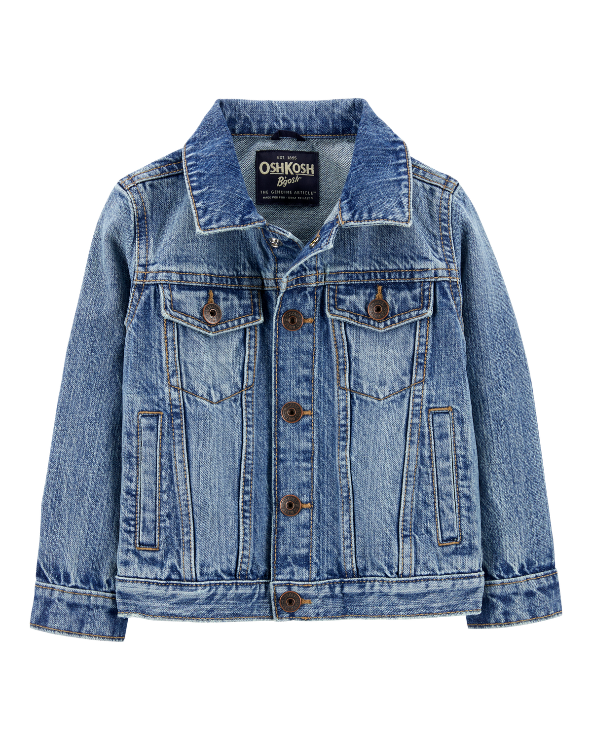 高価値 Toddler Denim Jacket - Medium Wash - OshKosh | Carter's ジャケット・アウター