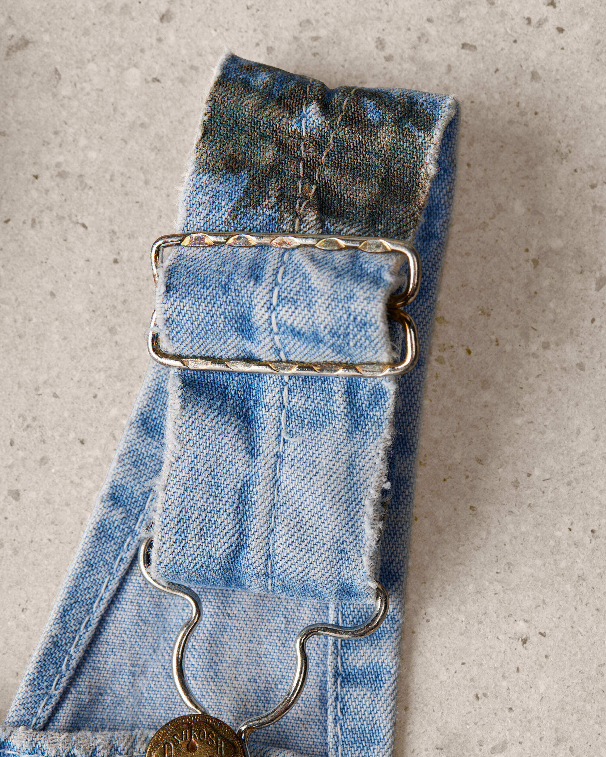 Toddler 2T Vintage Light Wash Denim Overalls from the OshKosh Archive Release, circa 1970s