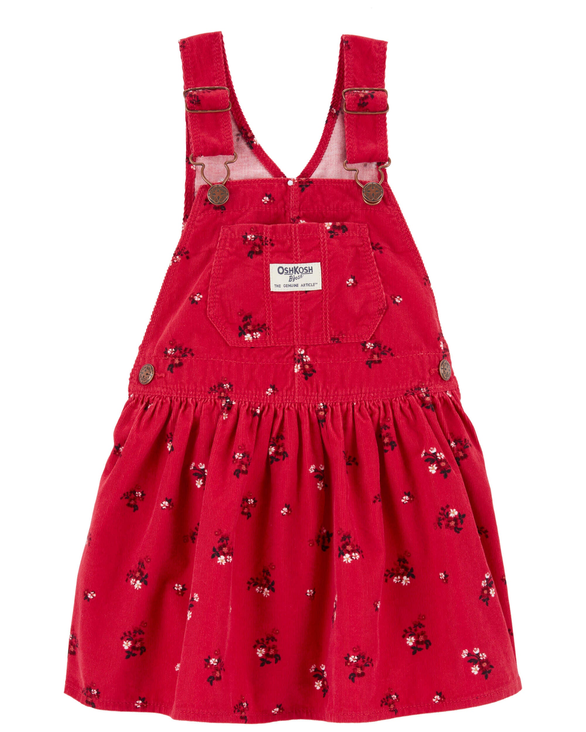 Toddler Floral Print Jumper Dress