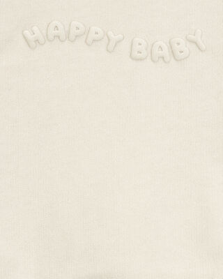 Product image 2 of Baby Glitter Fleece Sweatshirt- Ivory