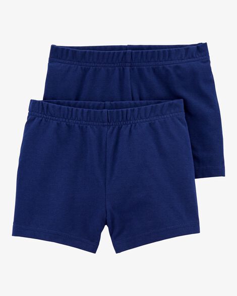 Product image 1 of Toddler 2-Pack Navy Bike Shorts