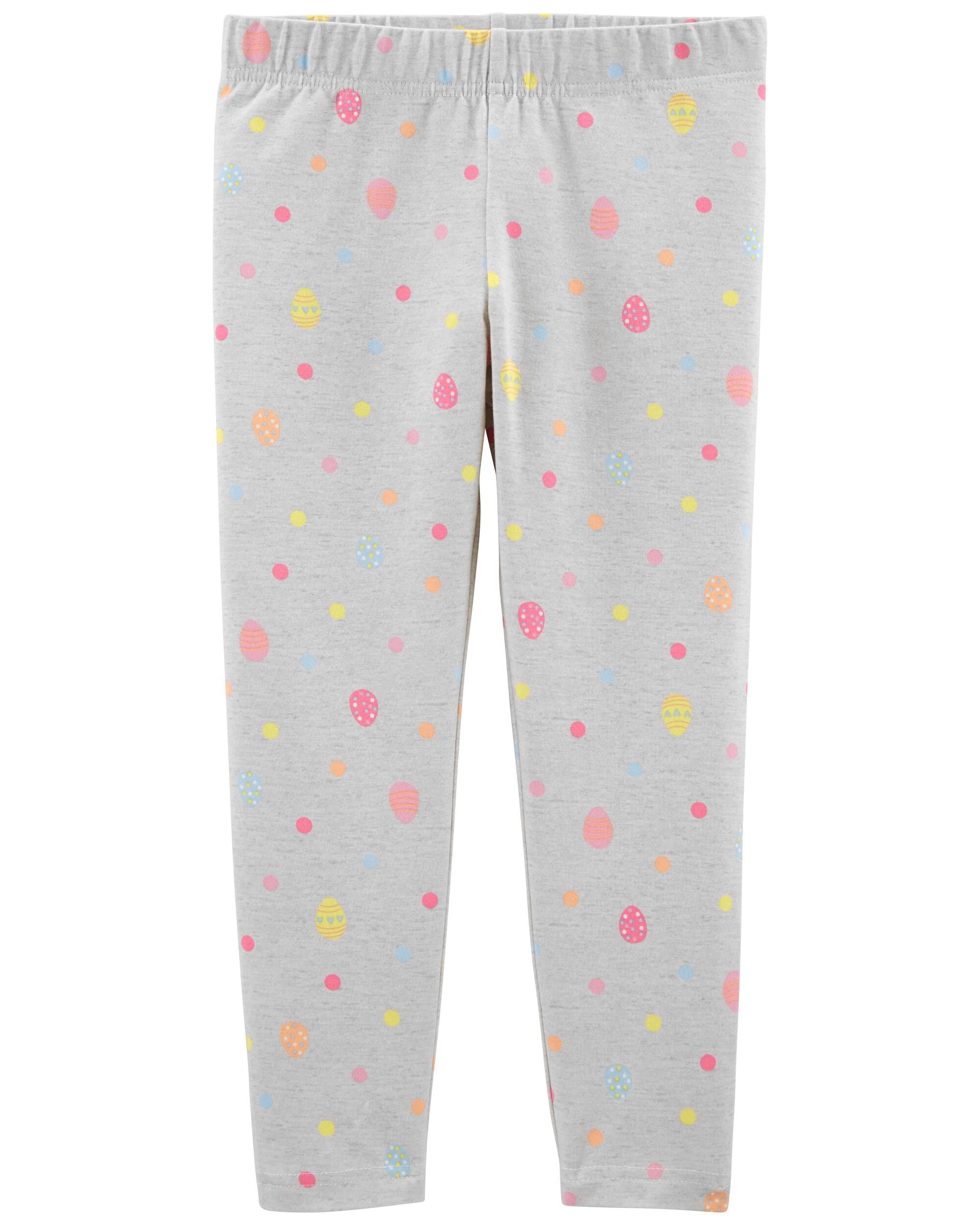 Kid Grey Easter Capri Leggings 