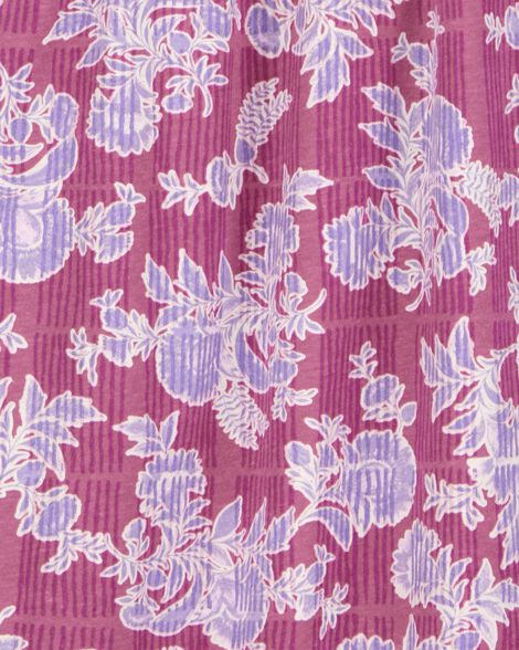 Product image 3 of Kid Smocked Floral Print Dress - Pink