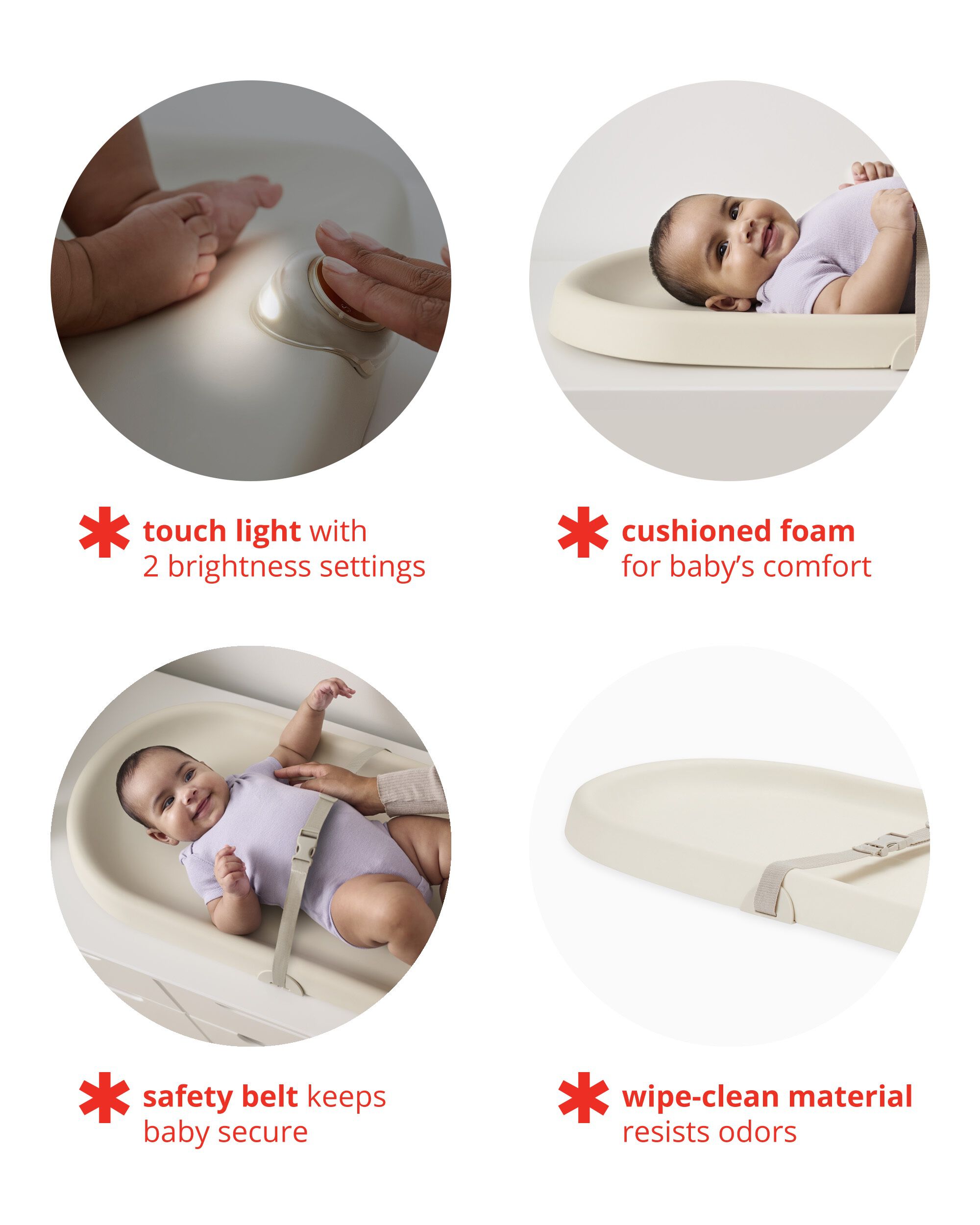 Skip hop nursery style changing pad cheap