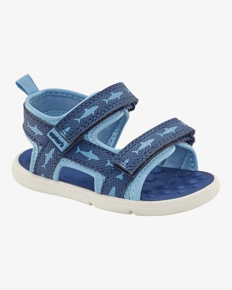  Product image 1 of Every Step® First Walker Shark Sandals - Blue