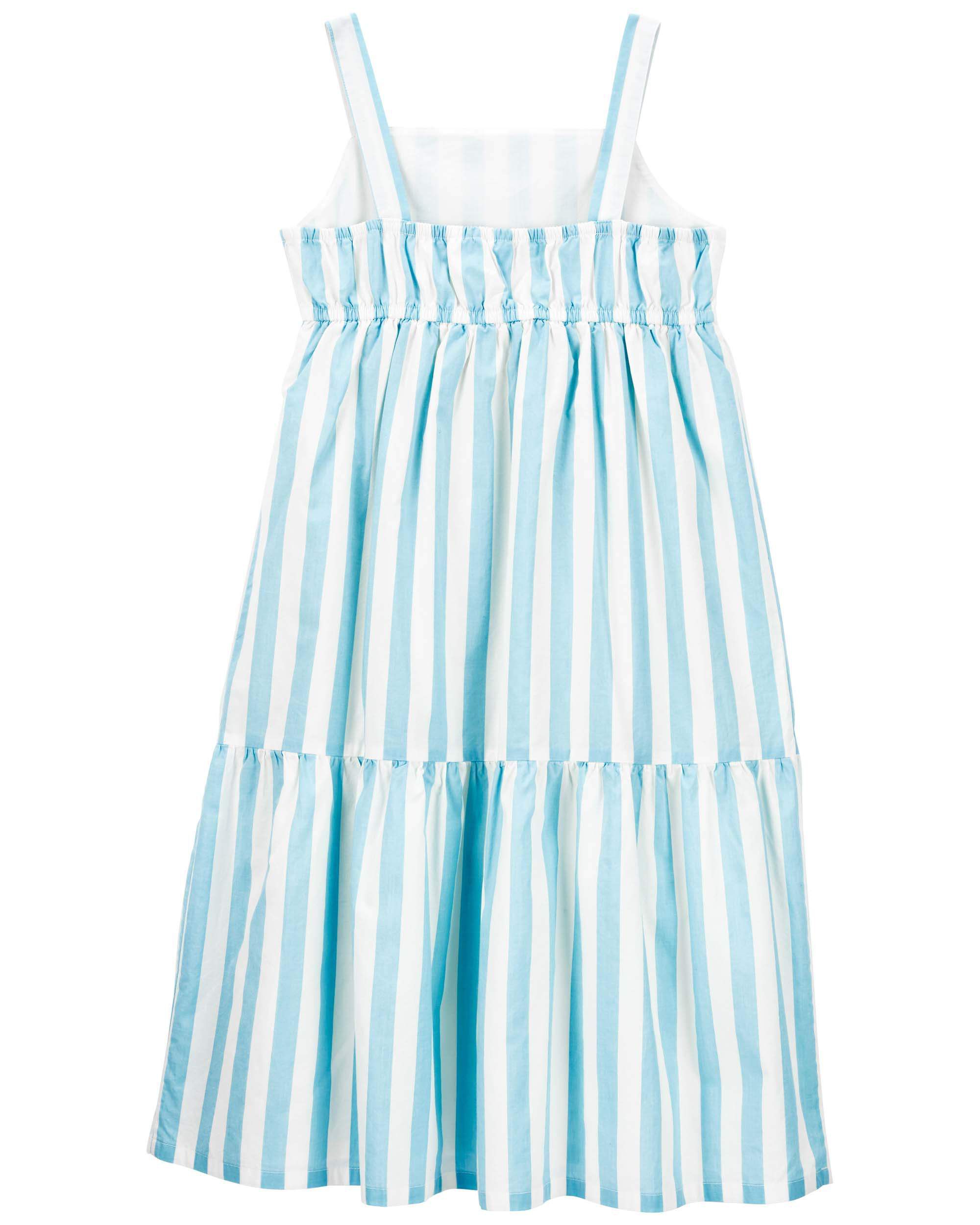 Kid Striped Midi Tiered Dress - Carter's | Carter's