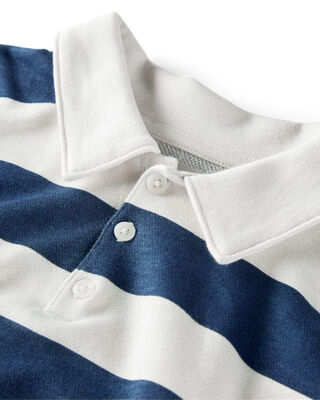 Product image 2 of Boys Organic Cotton Henley Top in Stripes