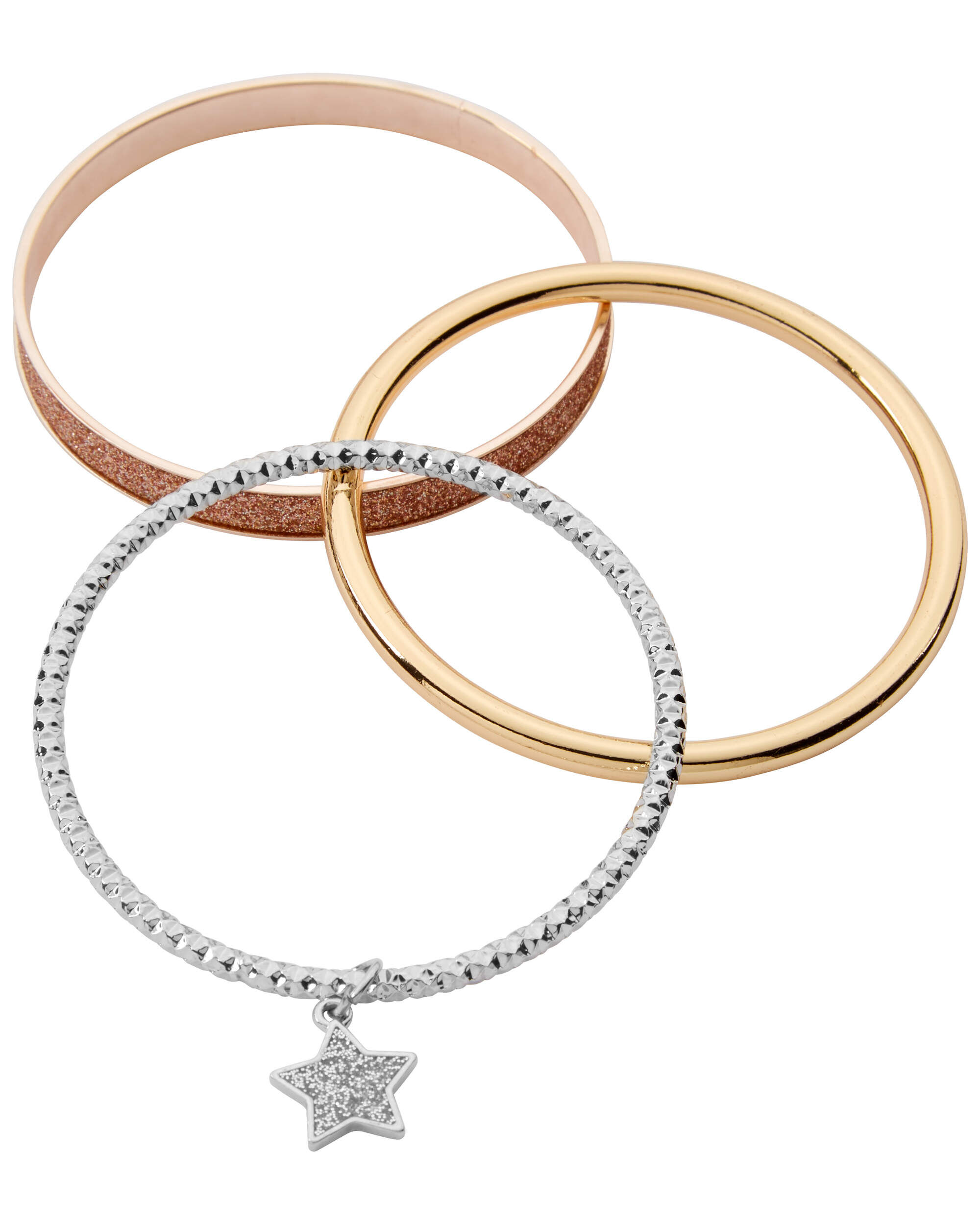 3-Pack Bangle Bracelets