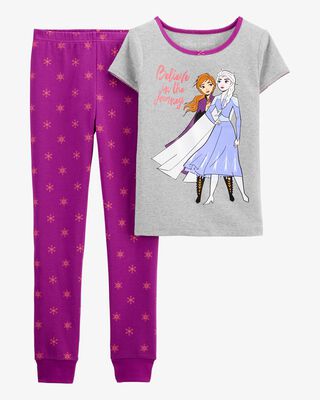 Product image 1 of Kid 2-Piece Frozen 100% Snug Fit Cotton Pajamas