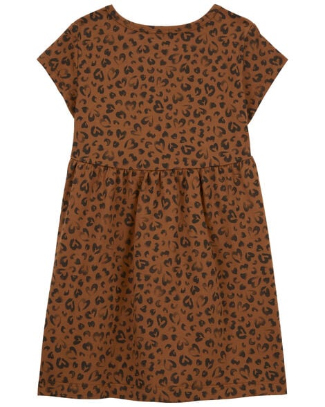  Product image 2 of Toddler Leopard Jersey Dress