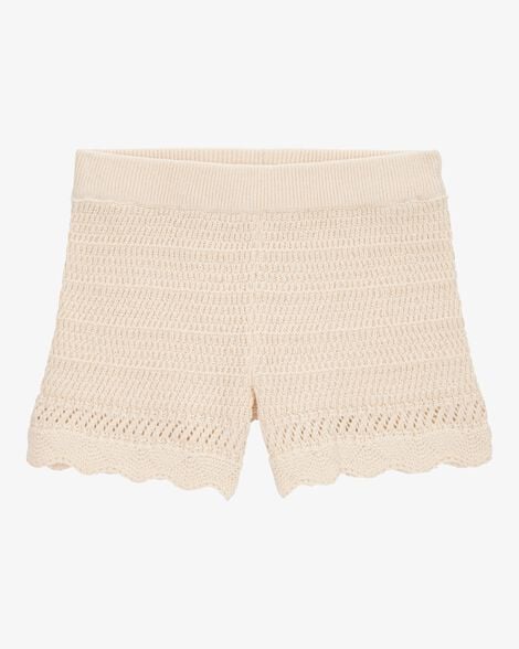 Product image 5 of Baby 2-Piece Crotchet Knit Tank & Shorts Set - Ivory