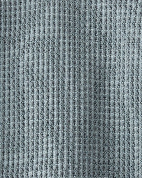 Product image 2 of Baby Waffle Knit Set Made with Organic Cotton in Aqua Slate