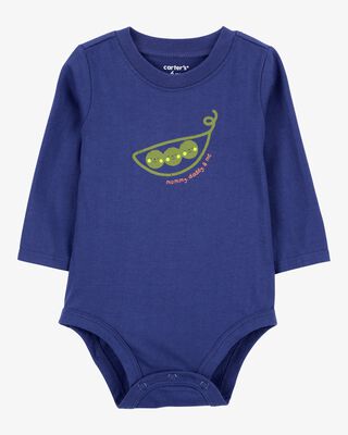 Product image 1 of Baby 'Mommy, Daddy & Me' Peas Collectible Bodysuit