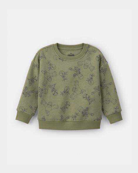 Toddler Boy ©Marvel Fleece Pullover Sweatshirt - Green