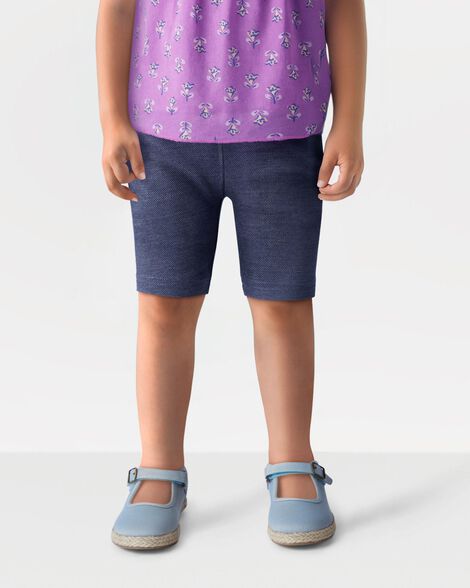 Product image 1 of Toddler Faux Denim Bike Shorts