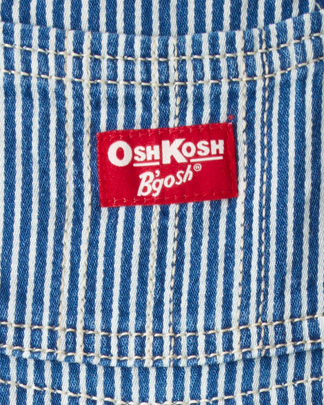 Baby Boy Vintage Inspired Hickory Denim Overalls