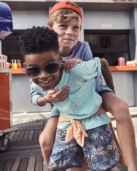 Product image 3 of Kid Pocket Henley Tee - Turquoise