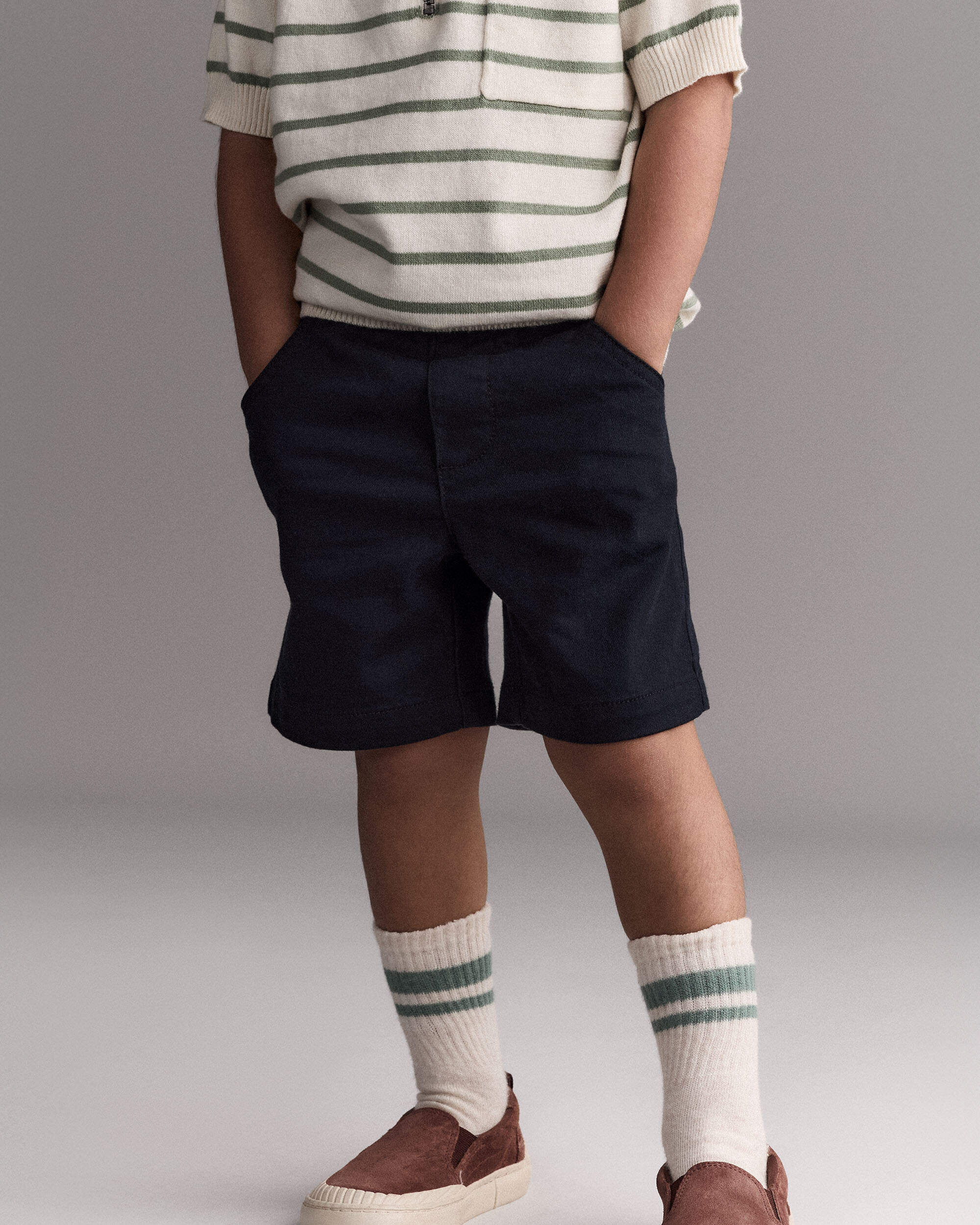Otter Avenue Toddler Boy Bermuda Shorts 12M Black 26$