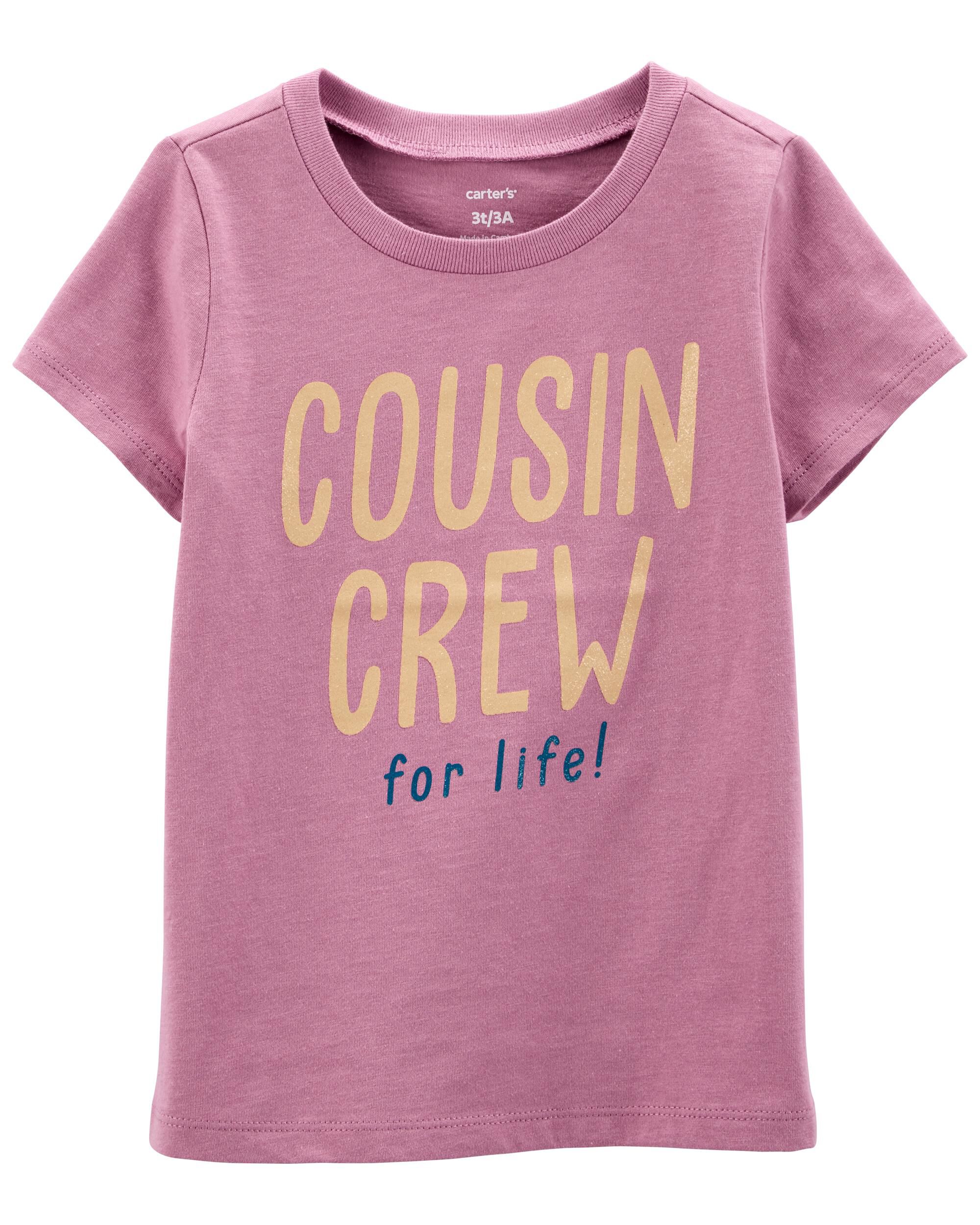 Kid Purple Cousin Crew For Life Jersey 