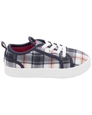 Product image 2 of Toddler Plaid Canvas Sneakers