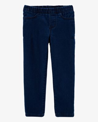 Product image 1 of Toddler Dark Wash Elastic-Waist Jeggings