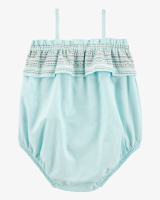 Product image 2 of Baby Ruffle Bubble Romper - Blue