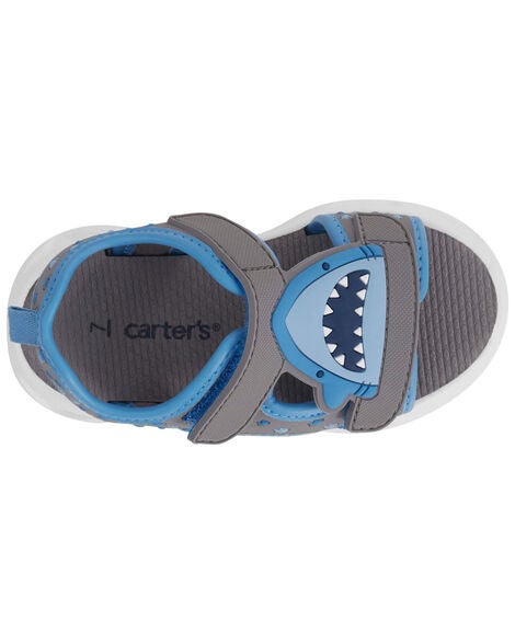  Product image 5 of Toddler Shark Light-Up Sandals