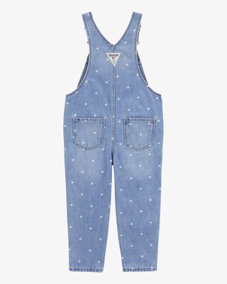 Product image 2 of Toddler Heart Print Denim Overalls
