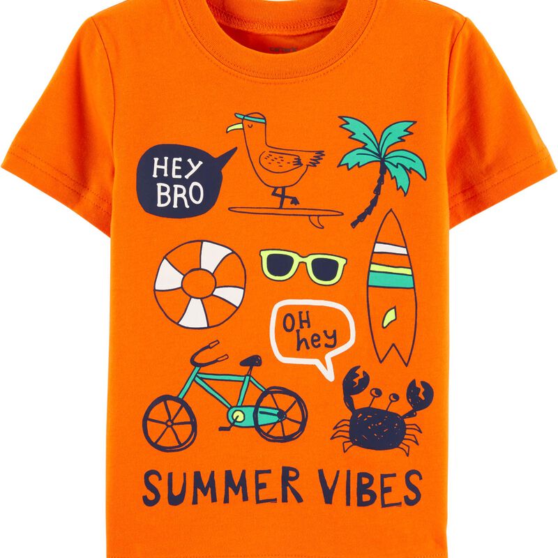 Summer Vibes Jersey Tee Carters Com