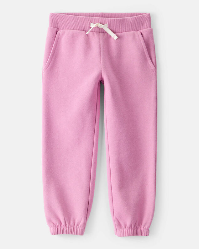 Product image 1 of Toddler Girl Cotton Joggers - Pink