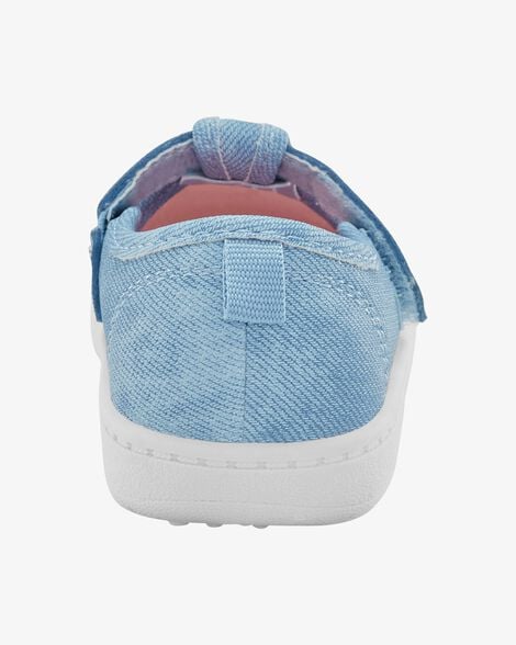 Product image 3 of Baby Every Step® First Walker Floral Denim Sneakers - Blue